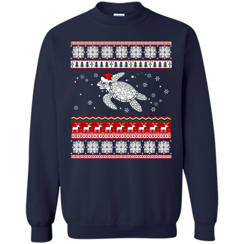Sea Turtle Ugly Christmas T-Shirt - Sweatshirt
