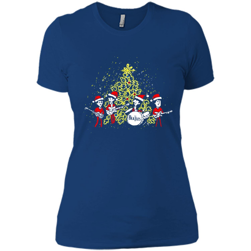 The Beatles chibi Christmas - Ladies' Boyfriend T-Shirt