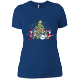 The Beatles chibi Christmas - Ladies' Boyfriend T-Shirt