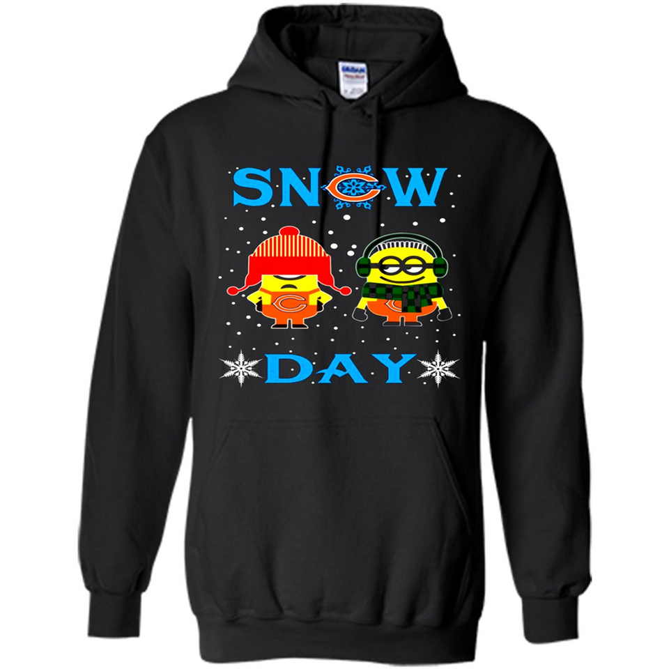 Snow Day Shirt For Chicago Bears Vs Minion Fans pingpong