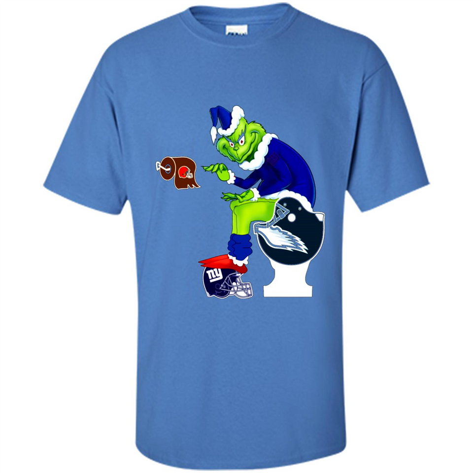 New York Giants Toilet Grinch Santa Claus Football Fan PINGPONG