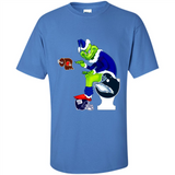 New York Giants Toilet Grinch Santa Claus Football Fan PINGPONG