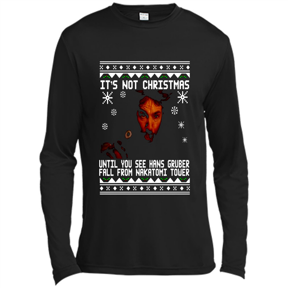 It's Not Christmas Until You See Hans Gruber Fall Ugly Christmas PINGPONG