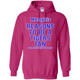 Reasons to be a Memphis Tigers Fan Complete List on Back - Hoodie