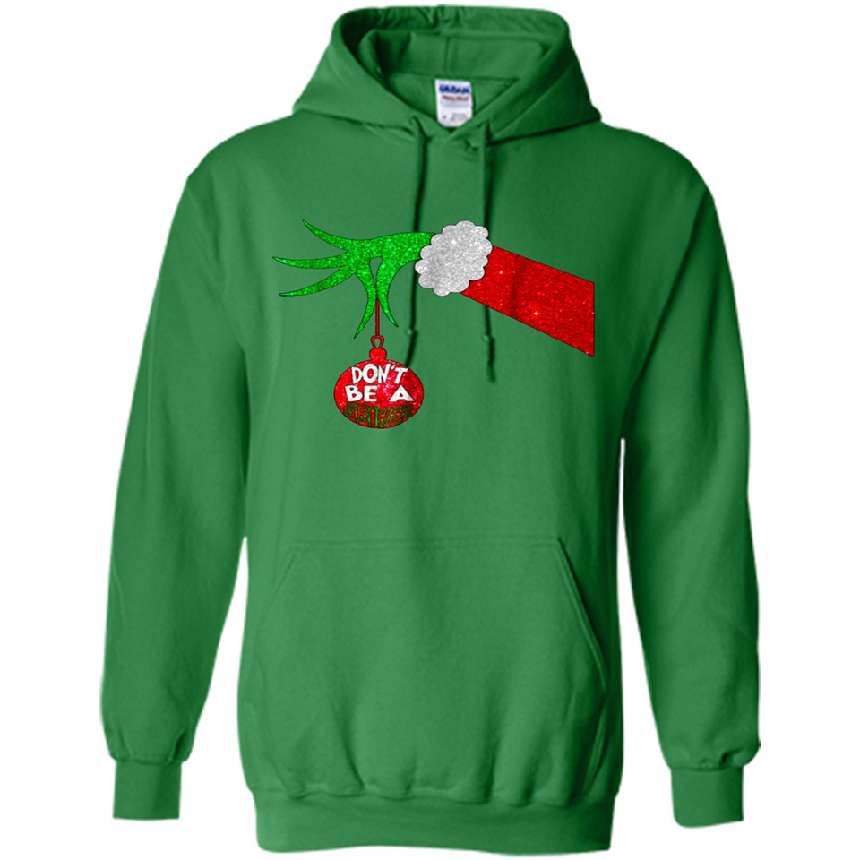 GRINCH HAND HOLDING CHRISTMAS ORNAMENT - DON'T BE A GRINCH PINGPONG