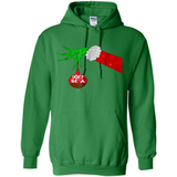 GRINCH HAND HOLDING CHRISTMAS ORNAMENT - DON'T BE A GRINCH PINGPONG