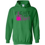 Fight Like A Girl Breast Cancer Awareness - Hoodie