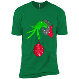 GRINCH HAND HOLDING HOUSTON ROCKETS GLITTER CHRISTMAS PINGPONG