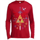 Song of Christmas Time the Legend of Zelda Ugly Sweater Perfect Christmas - Canvas Long Sleeve T-Shirt