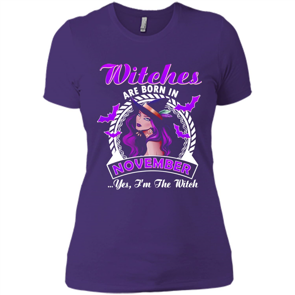 Witches Are Born In November Halloween