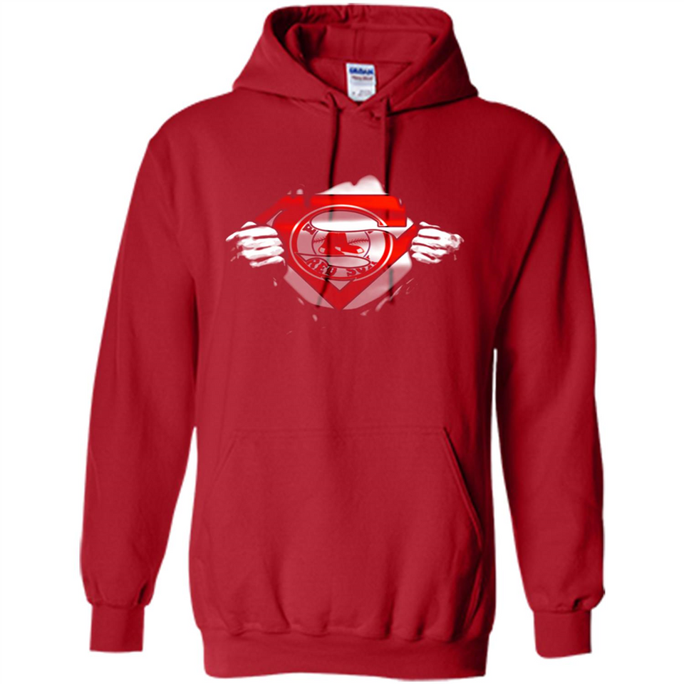 Boston Red Sox And Superman Fans - Hoodie