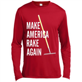 Make America Rake Again California Fires Paradise Youth T-Shirt PINGPONG - Canvas Long Sleeve T-Shirt