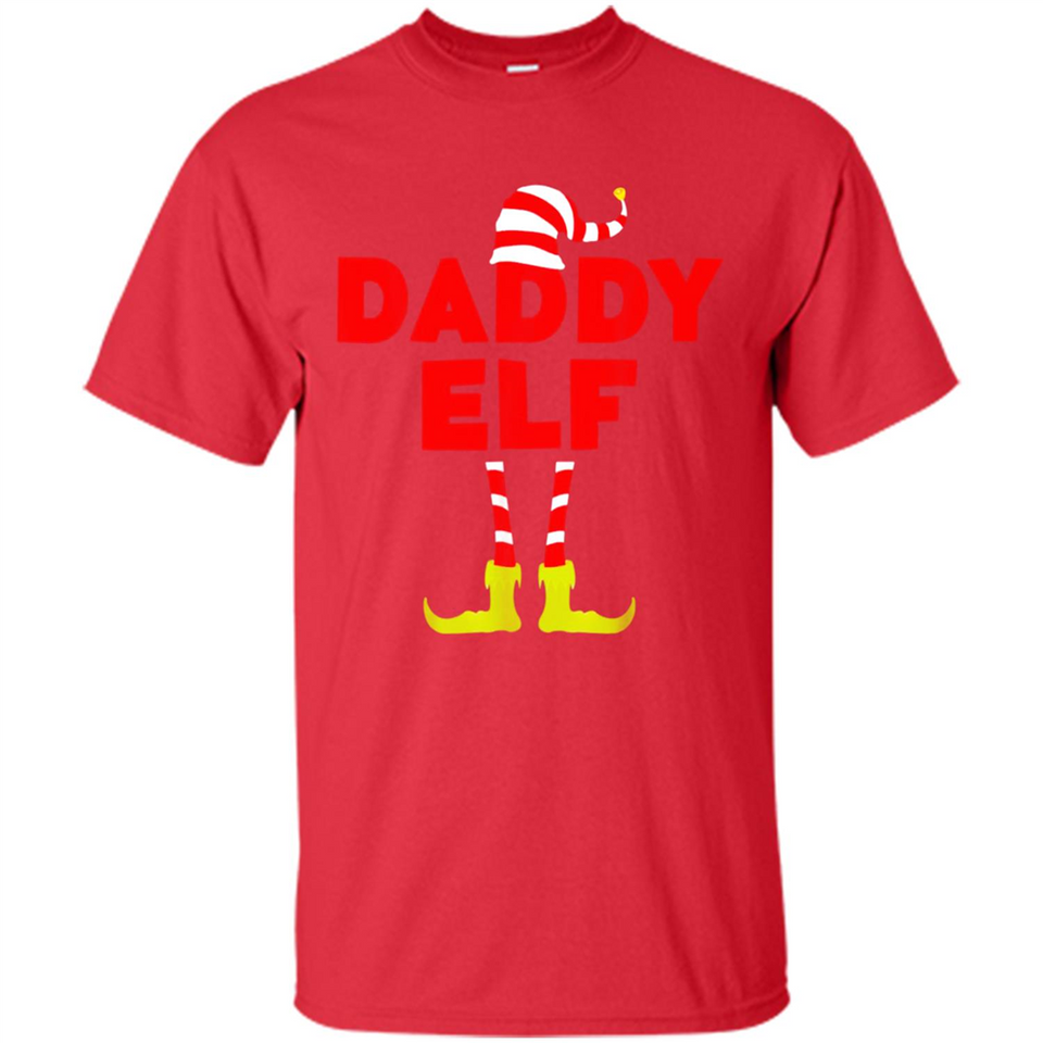 Mens Daddy Elf T-Shirt Funny Matching Christmas Costume - Shirt