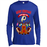 Washington Redskins NFL Reindeer Funny Merry Christmas And Happy New Year
