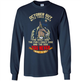 October Guy With Three Sides Quiet Fun Crazy - Long Sleeve T-Shirt