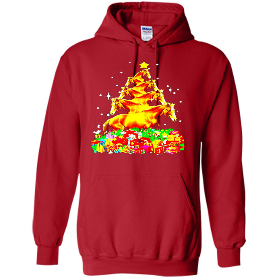 Horse Lover Tees Merry Christmas - Hoodie