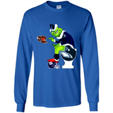 Los Angeles Rams Toilet Grinch Santa Claus Football Fan PINGPONG