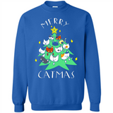 Merry Catmas Funny Cool Christmas Mug PINGPONG - Sweatshirt
