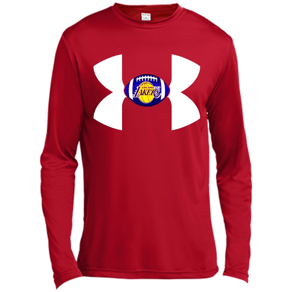Los Angeles Lakers Under Armour Logo - Canvas Long Sleeve T-Shirt