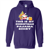 This is My Christmas Pajama Shirt - Santa Bear Tree Gift Tee