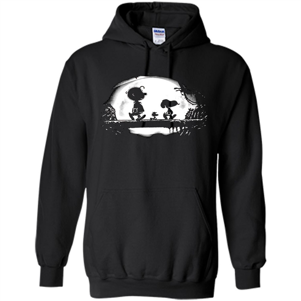 Snoopy The Peanuts Walking To The Moon