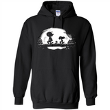 Snoopy The Peanuts Walking To The Moon