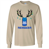 Bud Light Reinbeer Funny Beer Reindeer Christmas Sweatshirt - Long Sleeve T-Shirt