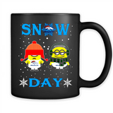 Snow Day Shirt For Denver Broncos Vs Minion Fans pingpong