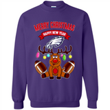Philadelphia Eagles NFL Reindeer Funny Merry Christmas And Happy New Year