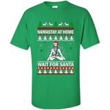 Namastay at home and wait for Santa Christmas sweatshirt PINGPONG