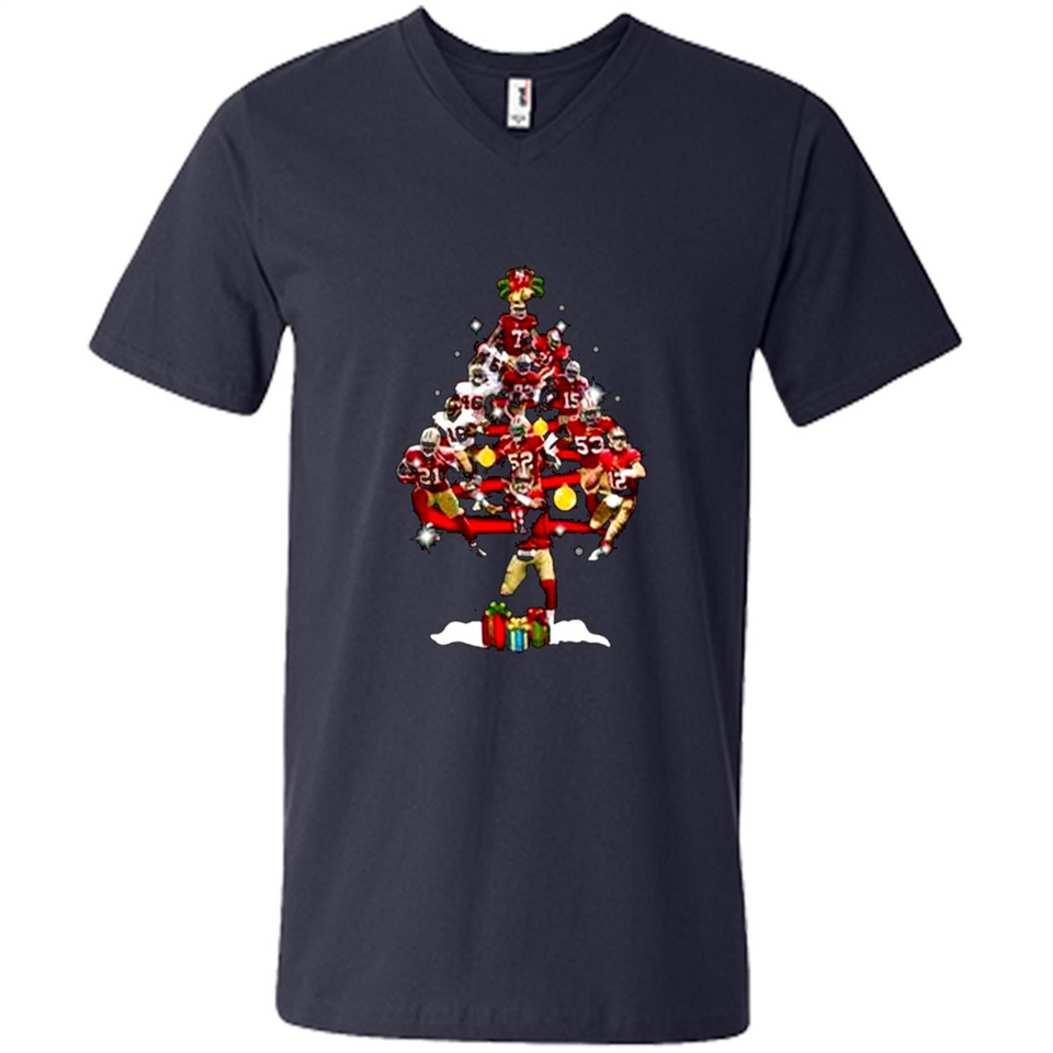 San Francisco 49ers Players Christmas Tree PINGPONG