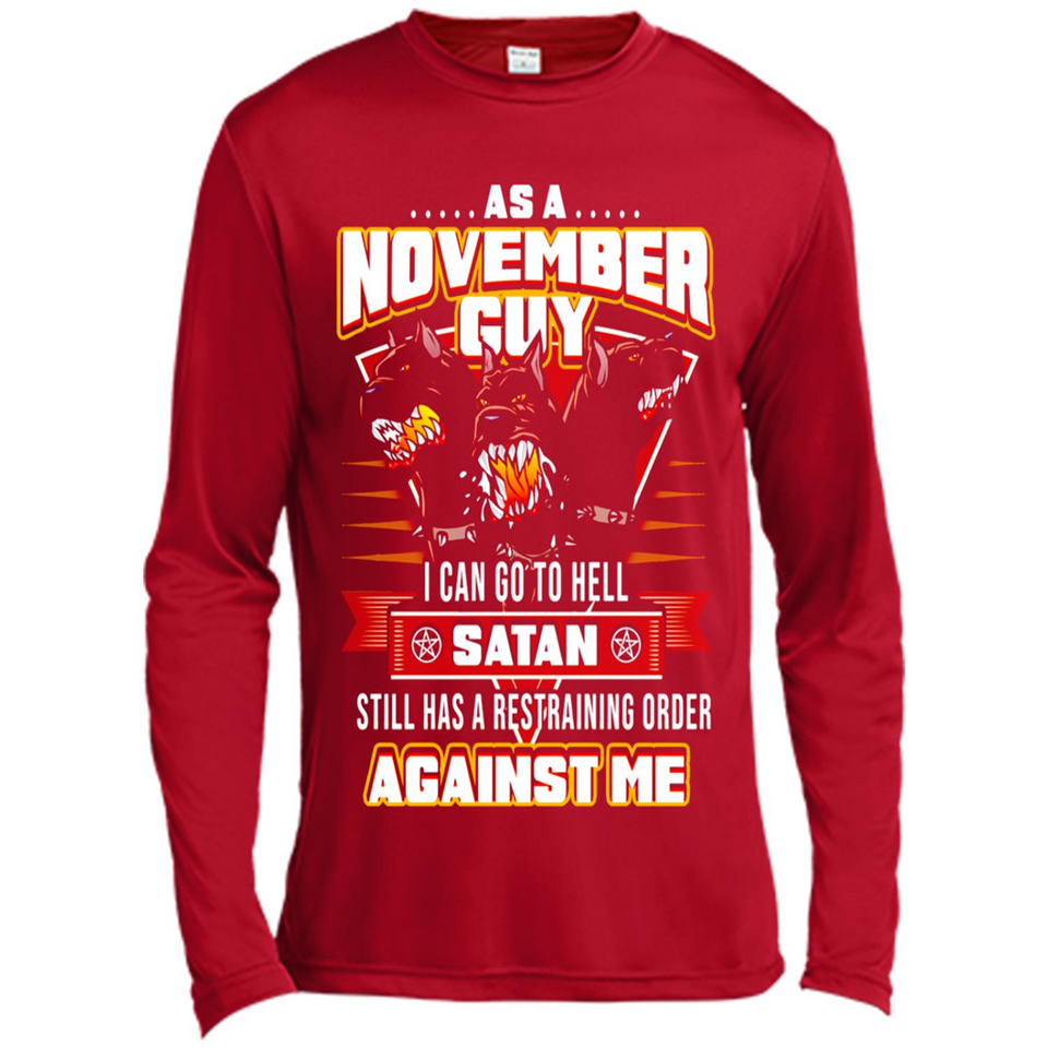 November Guy Birthday - Canvas Long Sleeve T-Shirt