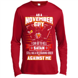 November Guy Birthday - Canvas Long Sleeve T-Shirt