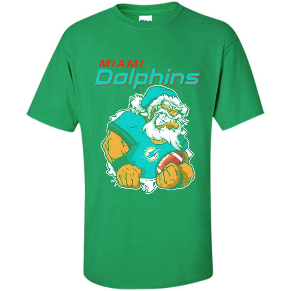 Grumpy Santa Claus Miami Dolphins Football Team PINGPONG