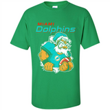 Grumpy Santa Claus Miami Dolphins Football Team PINGPONG