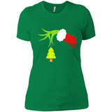 Funny Grinch Hand Holding Christmas Tree Ornament Christmas PING PONG