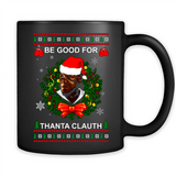 Mike Tyson Thanta Clauth Santa Claus Christmas sweater PINGPONG