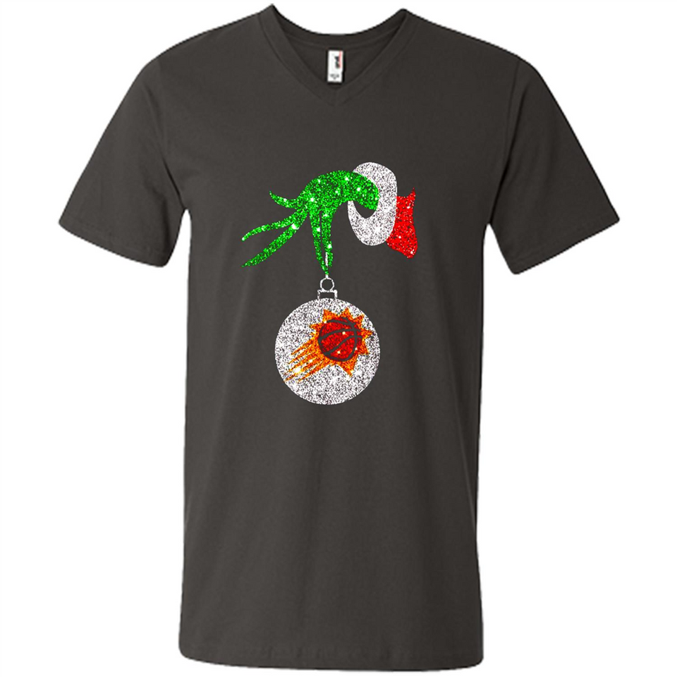 Amazing Phoenix Sun Glitter Grinch Monogram Ornament Christmas Gift - Men's V-Neck