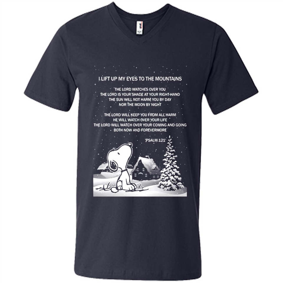 Snoopy Ugly Christmas - Men's V-Neck