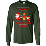 Never Underestimate An April Woman Watches Hallmark Movies Sweatshirt - Long Sleeve T-Shirt