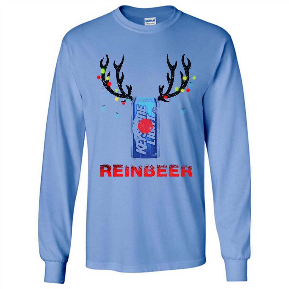 Keystone Light reinbeer Christmas - Long Sleeve T-Shirt