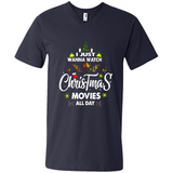Funny Christmas Movie Shirt, Christmas Movies - Men's V-Neck