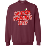 Funny Christmas Clothes - Santas Favorite Chef - Sweatshirt