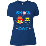 Snow Day Shirt For Boston Red Sox Vs Minion Fans pingpong