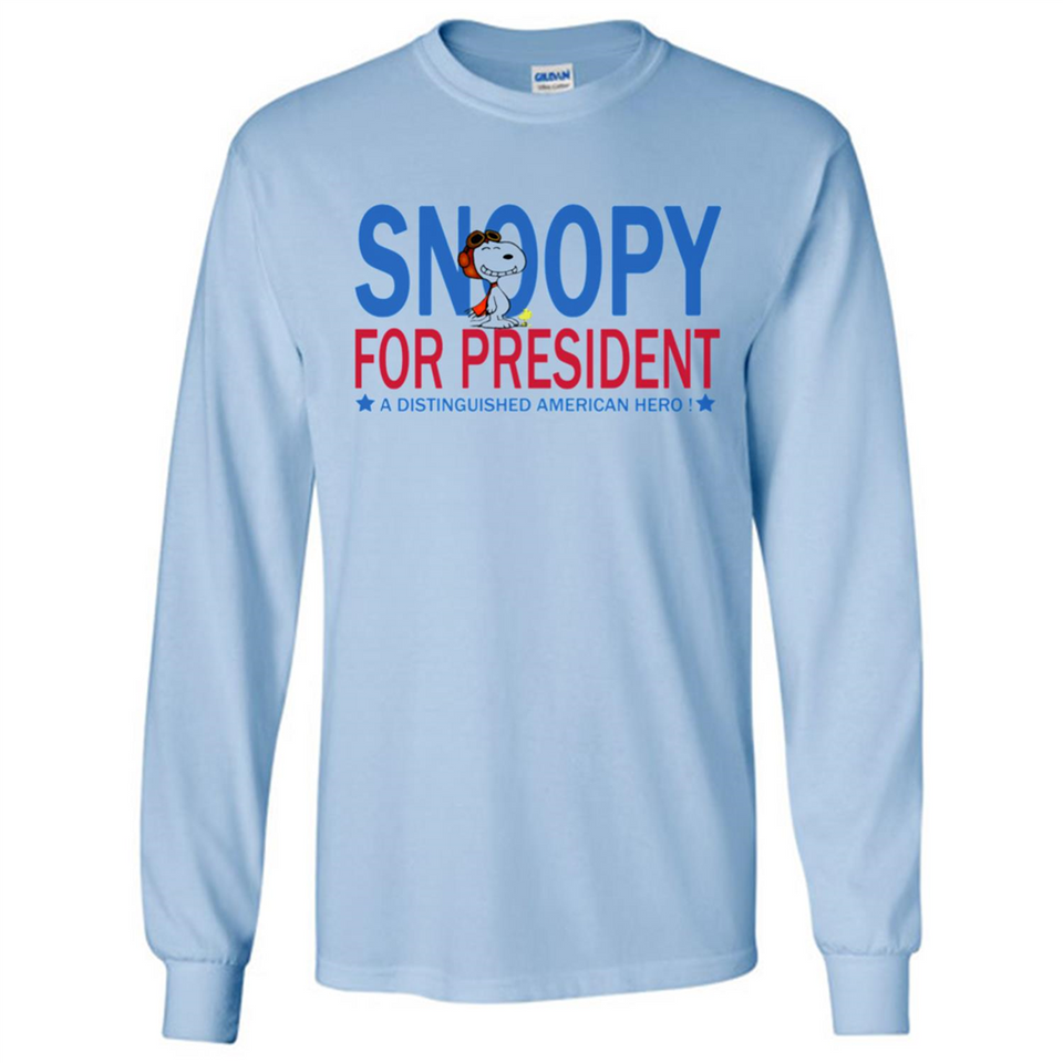 Snoopy for President - Long Sleeve T-Shirt