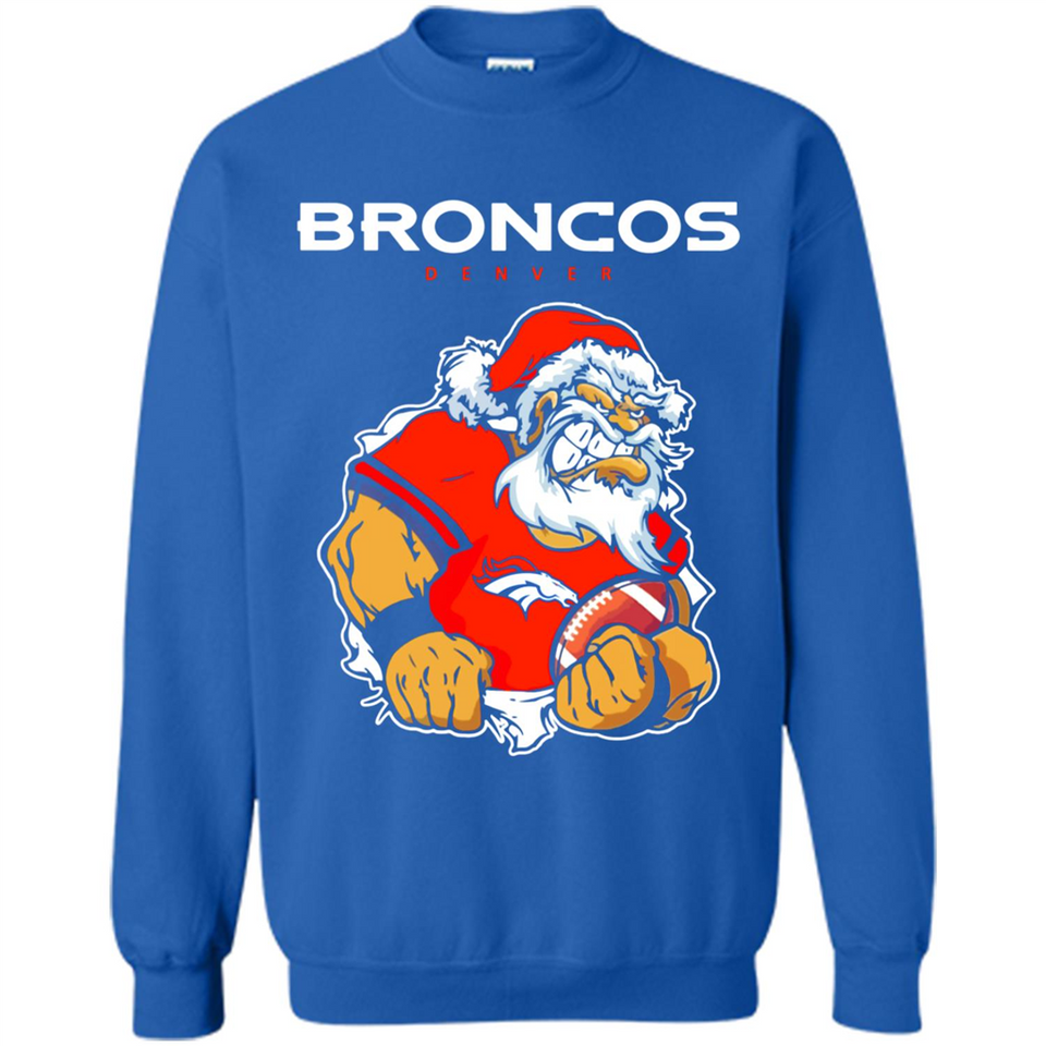 Grumpy Santa Claus Broncos Denver Football Team PINGPONG