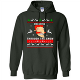 Nigel Thornberry Smashing through the snow Christmas sweatshirt PINGPONG