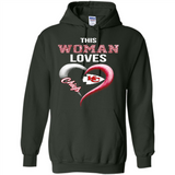 This Woman love Chiefs NFL football team - Hoodie