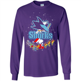 Snoopy Christmas San Jose Sharks - Long Sleeve T-Shirt