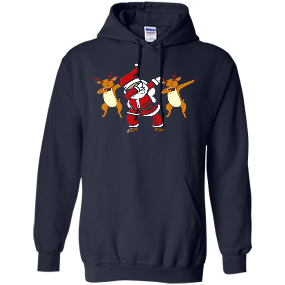 Dabbing Santa - Funny Santa Claus Christmas Dab - Hoodie